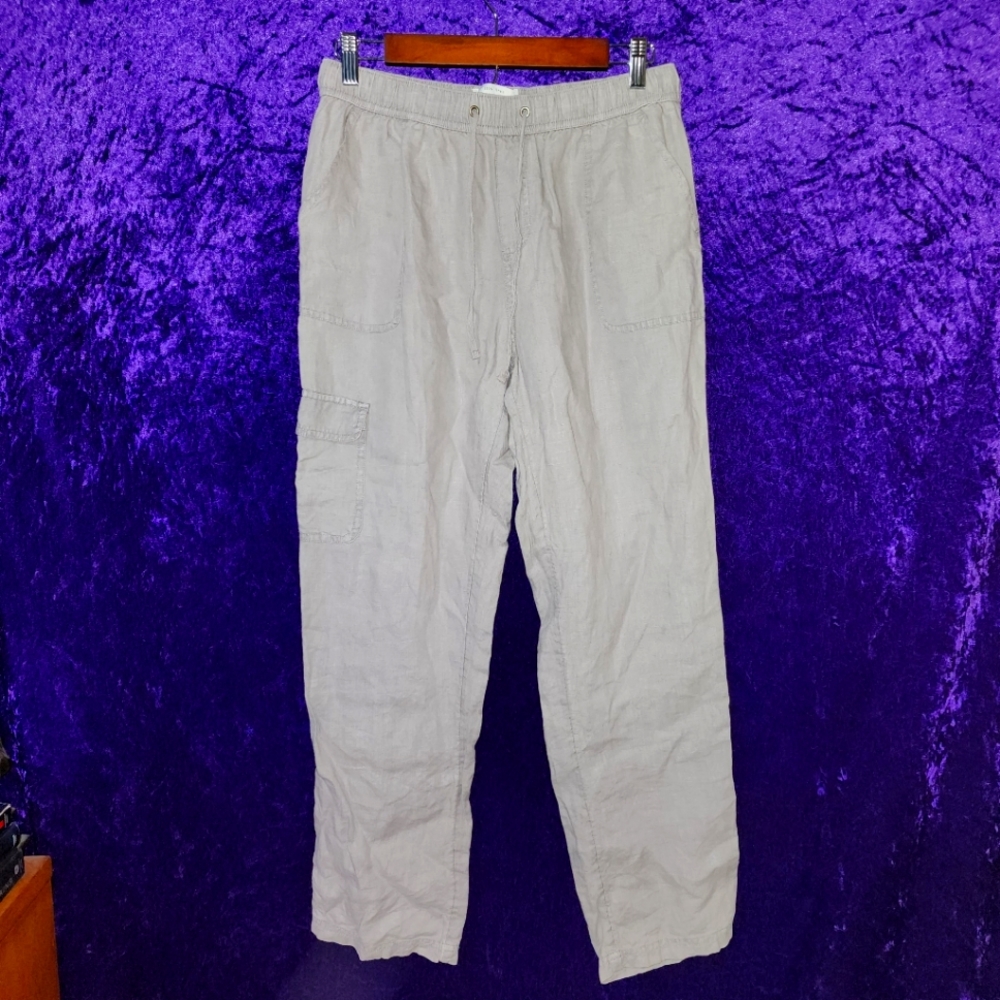 Rachel Zoe LINEN boho Pants Size Medium